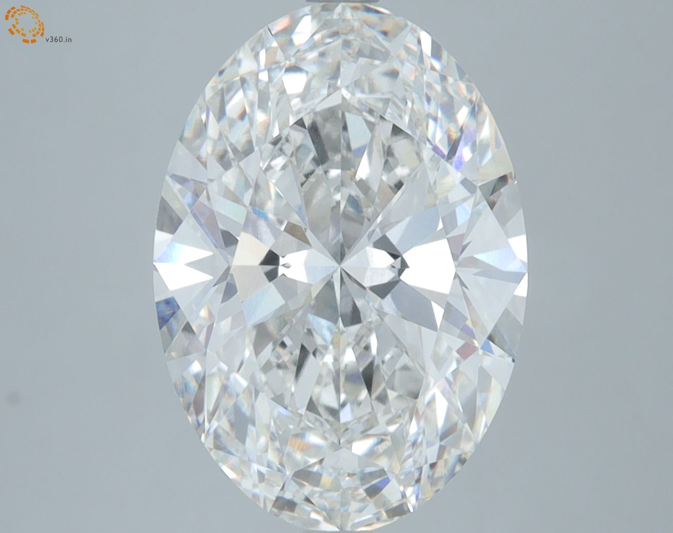 5.32 Carat G-VVS2 Oval Lab Diamond