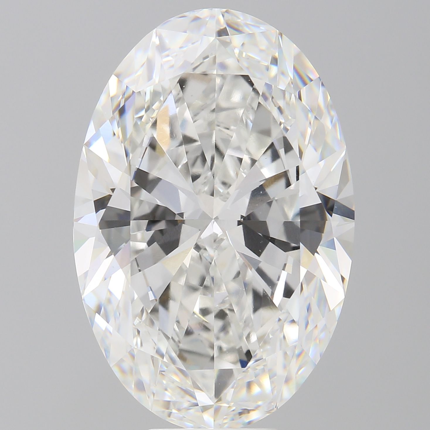 11.86 Carat F-VVS2 Oval Lab Diamond