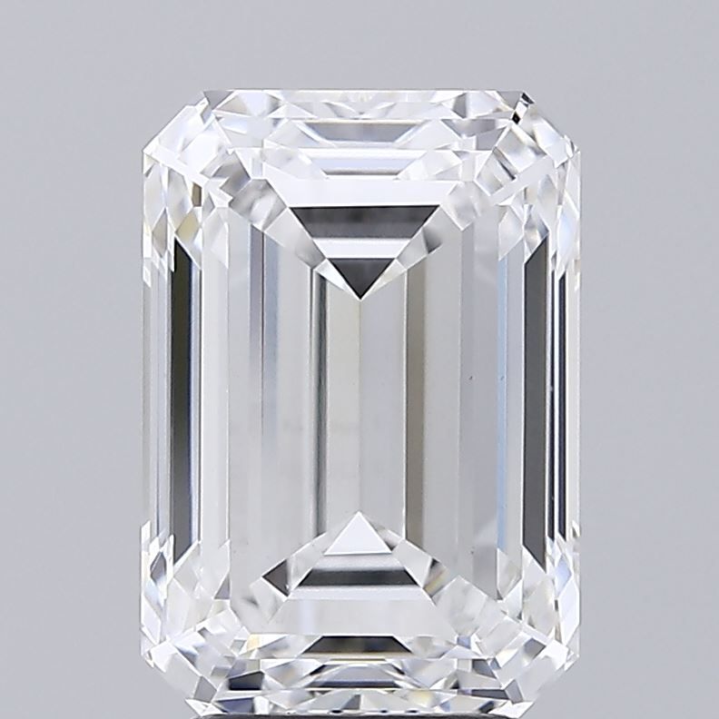 4.57 Carat D-VVS2 Emerald Lab Diamond