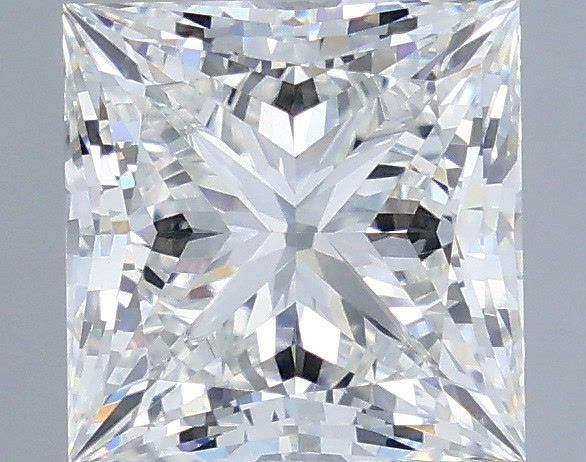 3.41 Carat G-VVS2 Princess Lab Diamond
