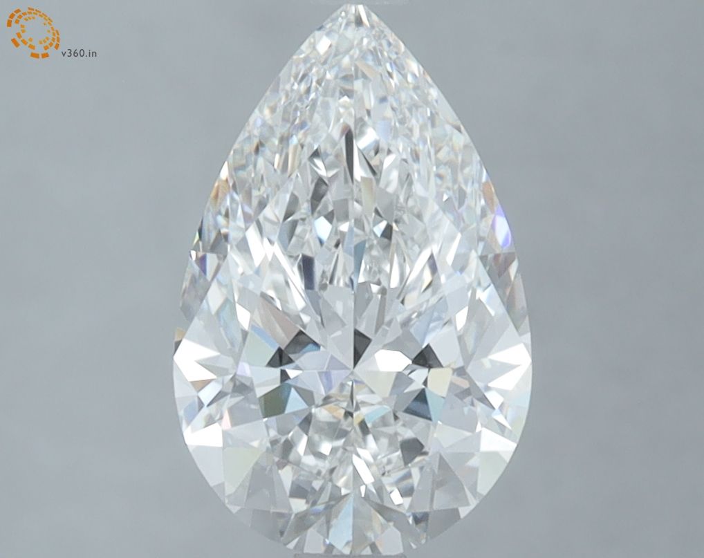 2.03 Carat E-VVS2 Pear Lab Diamond