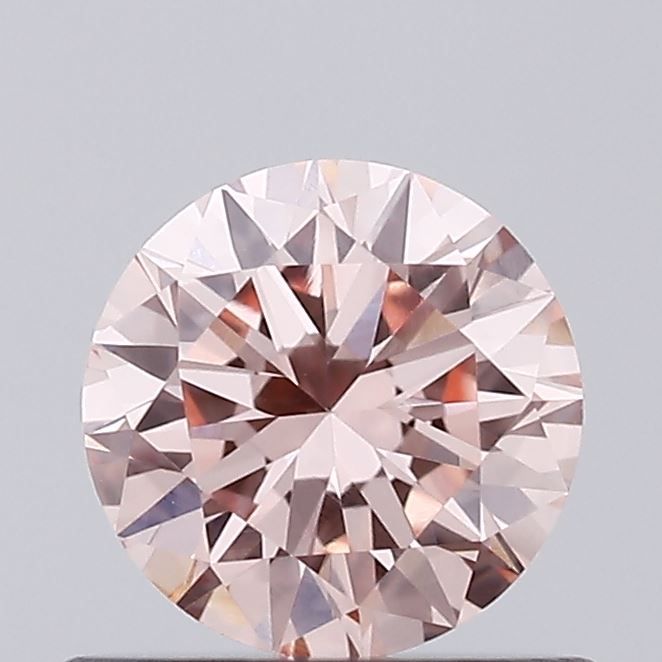 0.52 Carat Pink VVS2 Round Diamond