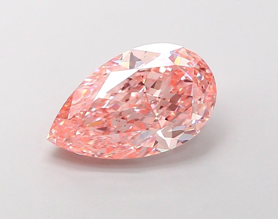 3.01 Carat Pear Cut Fancy Pink