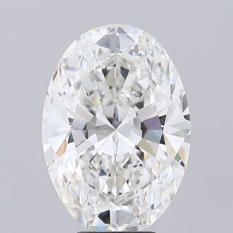 6.54 Carat F-VVS2 Oval Lab Diamond