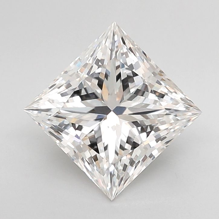3.01 Carat F-VVS2 Princess Lab Diamond