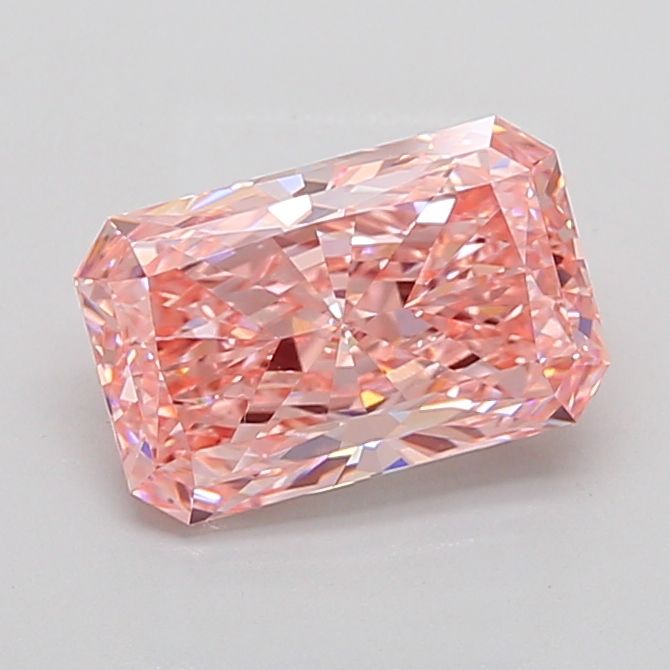 3.52 Carat Radiant Cut Fancy Pink