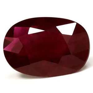 2.1 Carat Oval  Cut Red Ruby