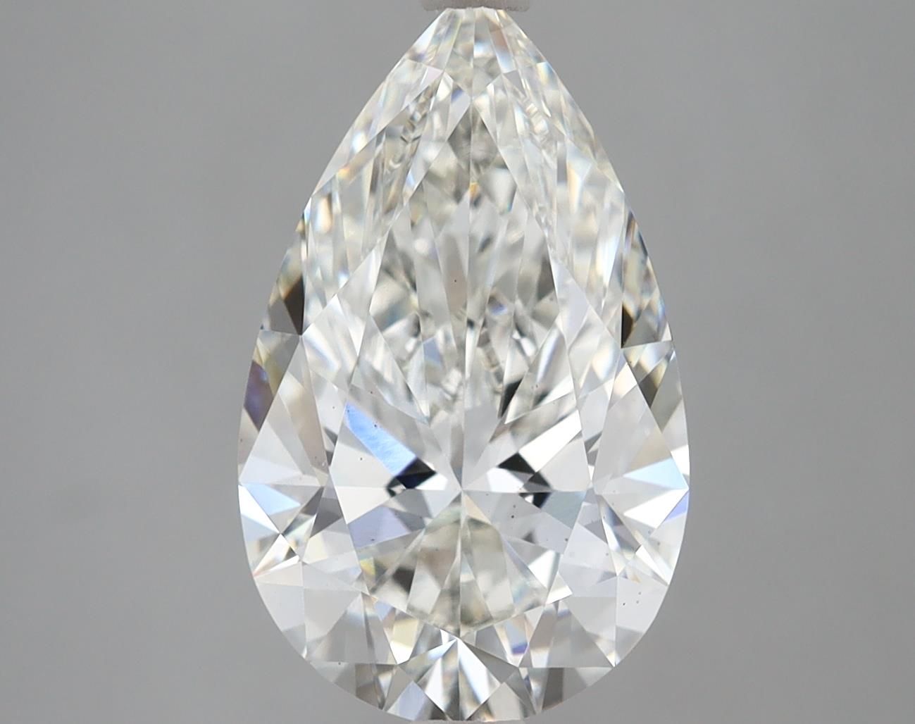 3.82 Carat G VS1 Pear Lab Diamond