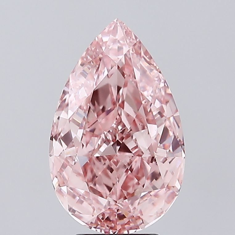 5.17 Carat Pear Cut Fancy Pink