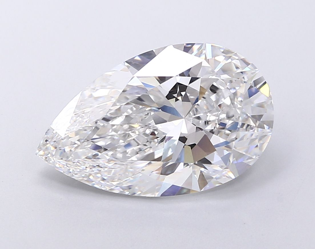 8.51 Carat E-VVS2 Pear Lab Diamond