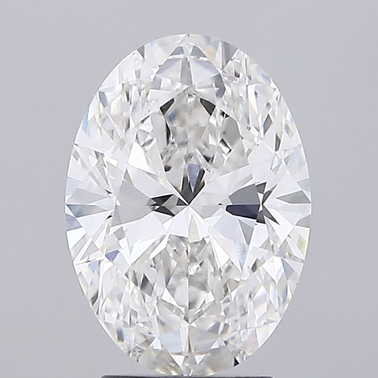 3.09 Carat F-VVS2 Oval Lab Diamond