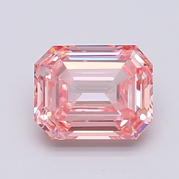 1.83 Carat Emerald Cut Fancy Pink