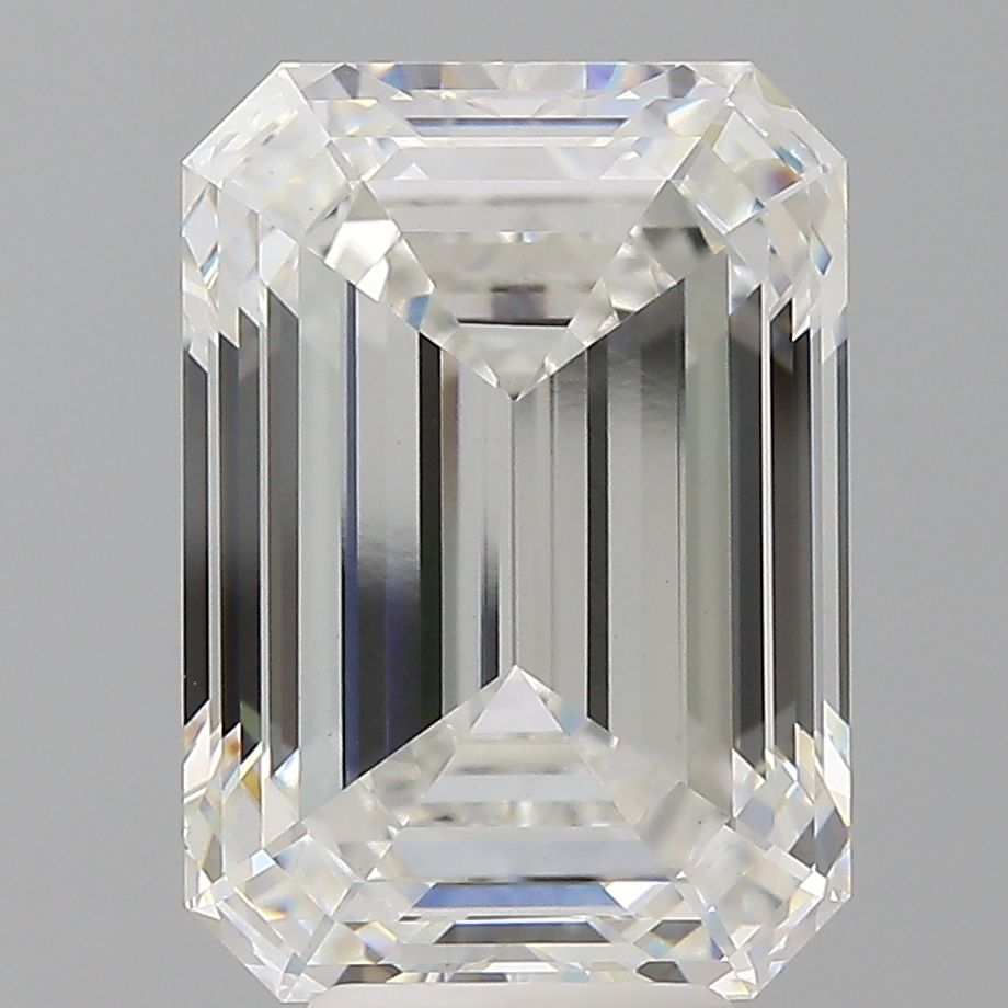7.08 Carat F-VVS2 Emerald Lab Diamond