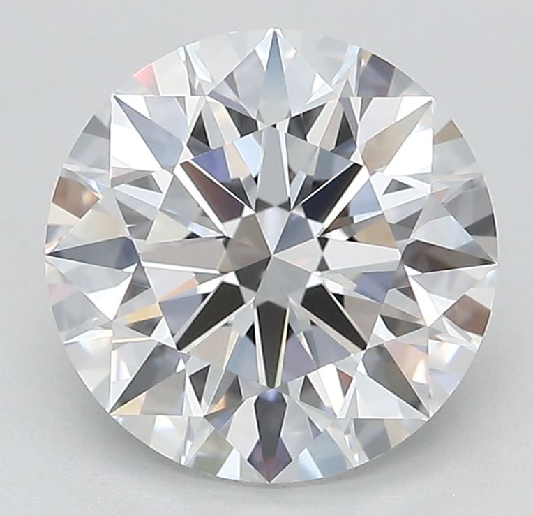 2.61 Carat D-IF Round Lab Diamond