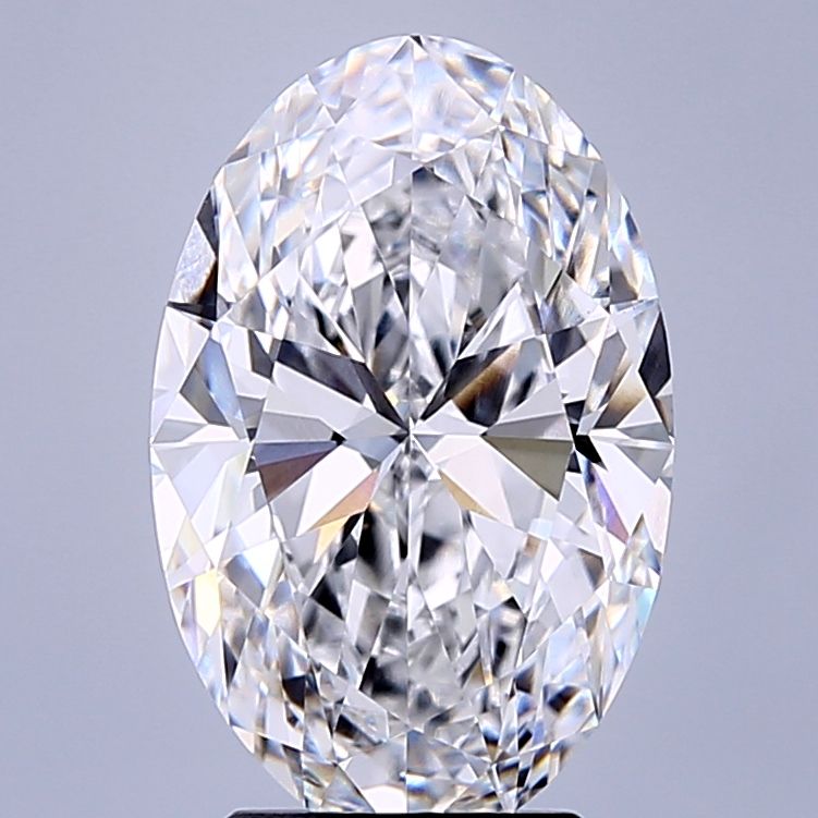 3.82 Carat D-VVS2 Oval Lab Diamond