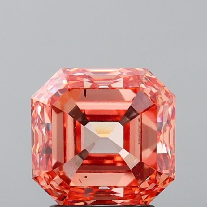 3.12 Carat Asscher Cut Fancy Pink