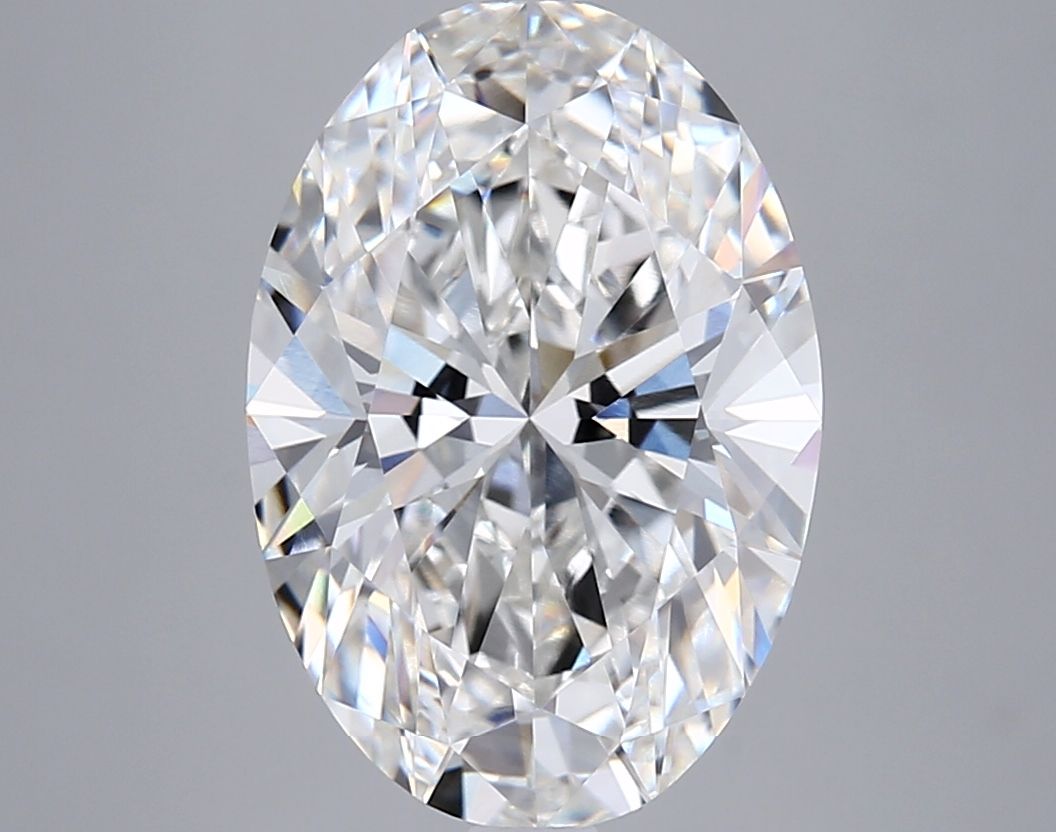 5.06 Carat F-VVS2 Oval Lab Diamond