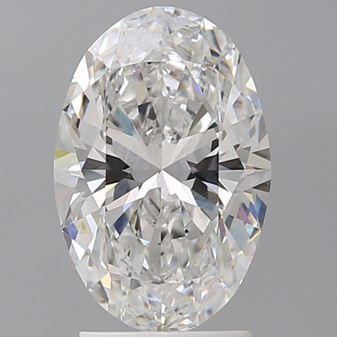 2.50 Carat D-VVS2 Oval Lab Diamond