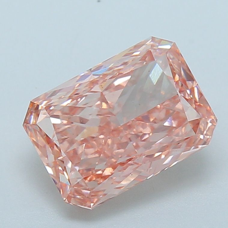 4.55 Carat Radiant Cut Fancy Pink