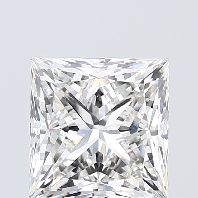 3.06 Carat G-VVS2 Princess Lab Diamond