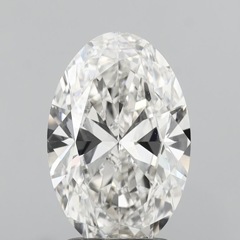 2.00 Carat G-VVS2 Oval Lab Diamond
