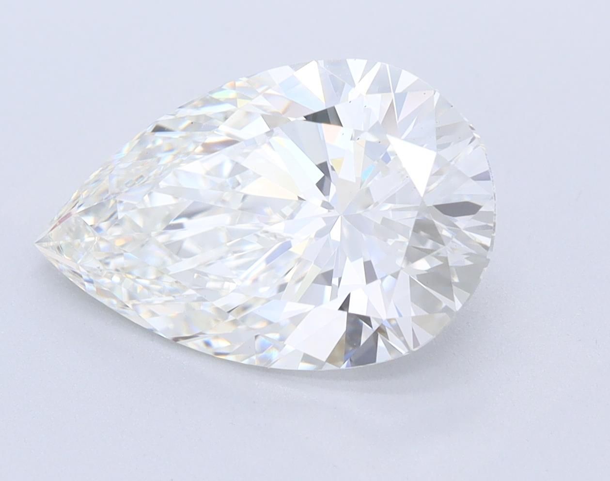 3.17 Carat G-VS2 Pear Lab Diamond