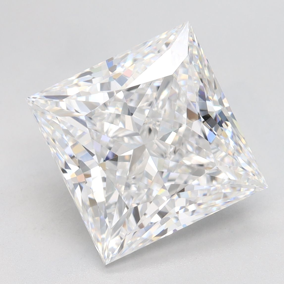 4.23 Carat D-VVS2 Princess Lab Diamond