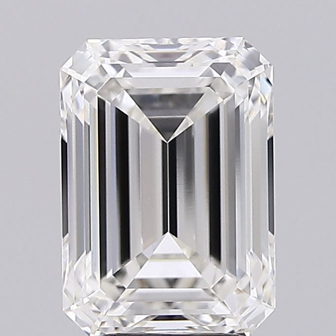 4.05 Carat F-VVS2 Emerald Lab Diamond