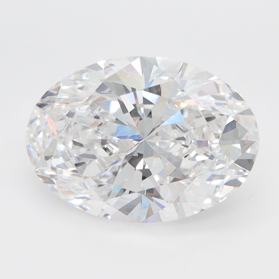 2.57 Carat D-IF Oval Lab Diamond