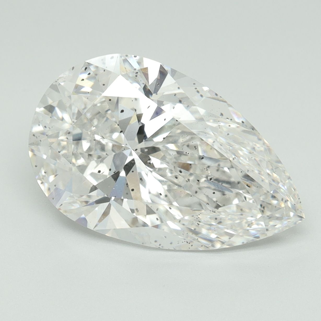 5.01 Carat F-SI2 Pear Lab Diamond