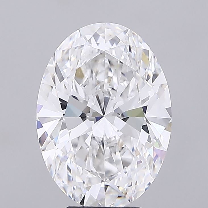 5.54 Carat D-VVS2 Oval Lab Diamond