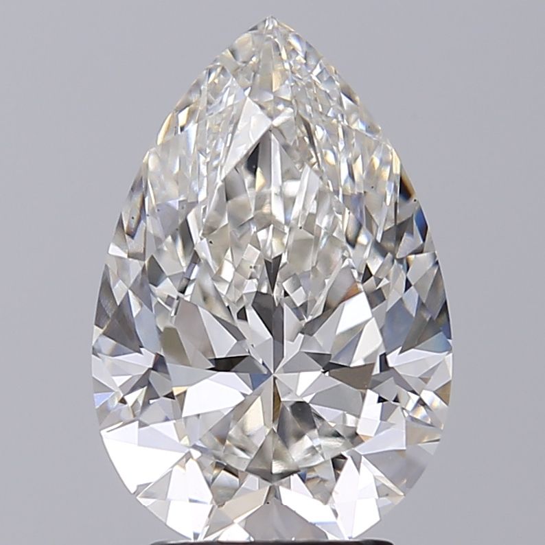 3.53 Carat H-VS2 Pear Lab Diamond