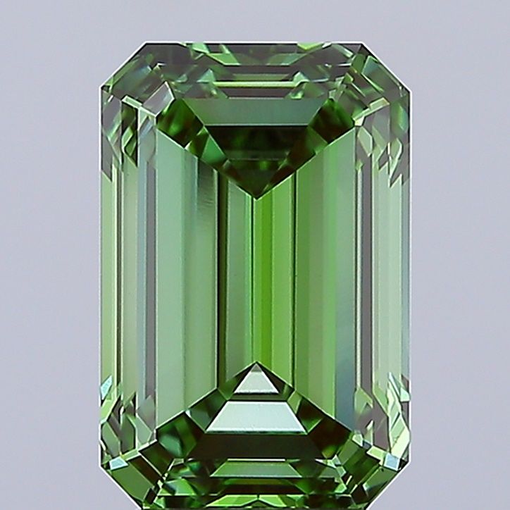 5.05 Carat Emerald Cut Fancy Green