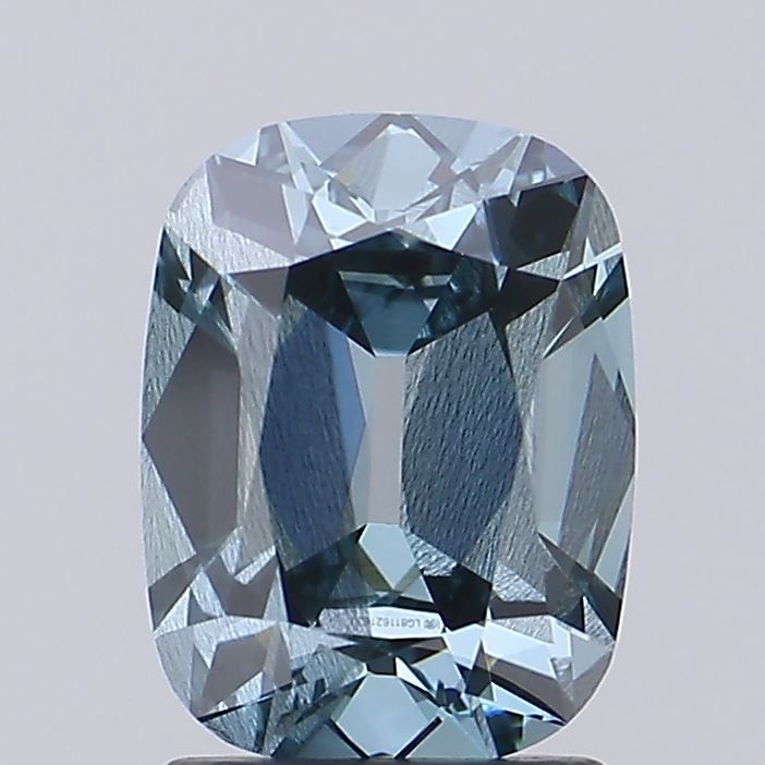 2.01 Carat Cushion Cut Fancy Blue