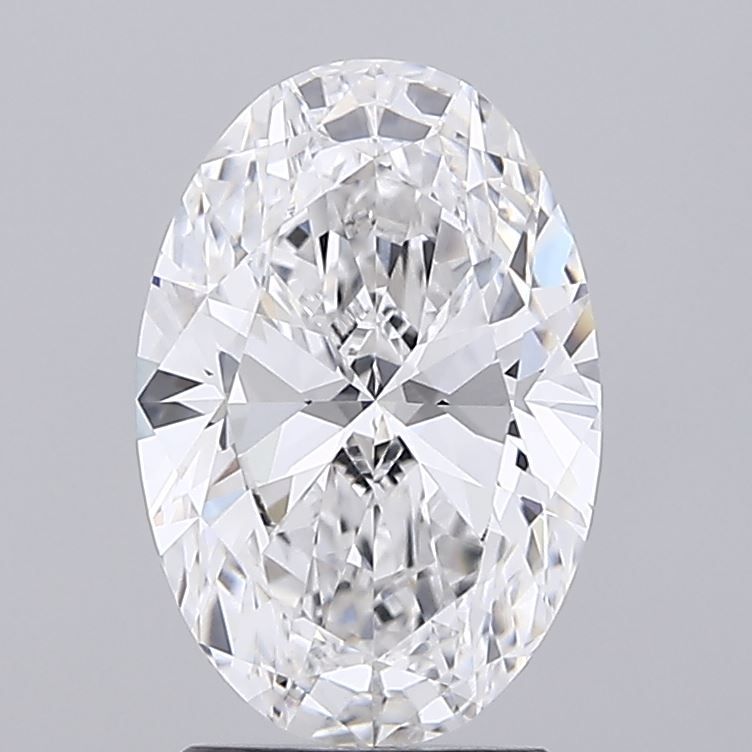 2.50 Carat D-VVS2 Oval Lab Diamond