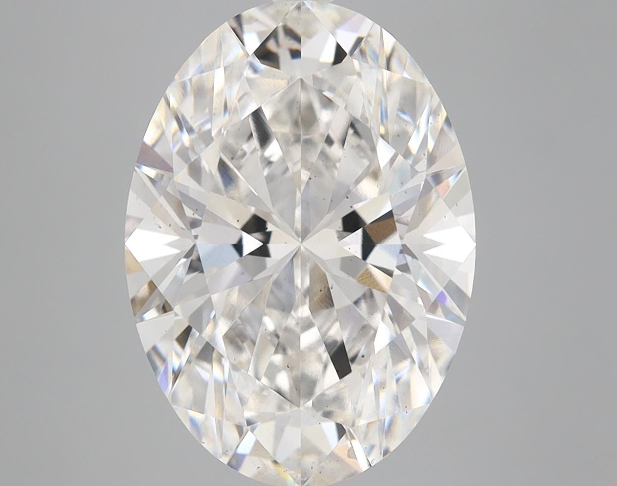 5.14 Carat F-SI1 Oval Lab Diamond
