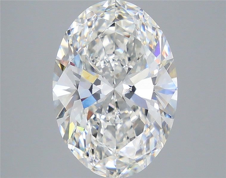 5.10 Carat F-VVS2 Oval Lab Diamond