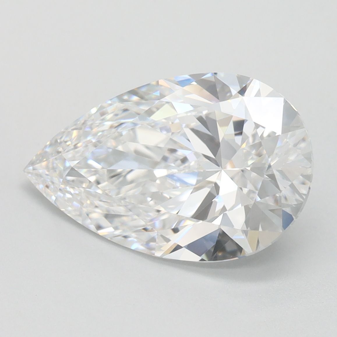 2.53 Carat D-VVS1 Pear Lab Diamond