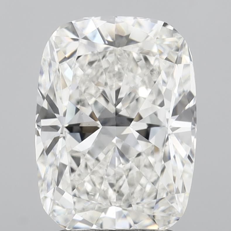 2.57 Carat F-VVS2 Cushion Lab Diamond