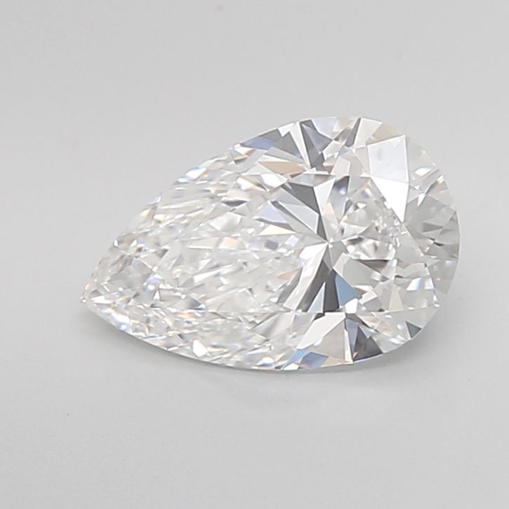 2.06 Carat D-VVS2 Pear Lab Diamond