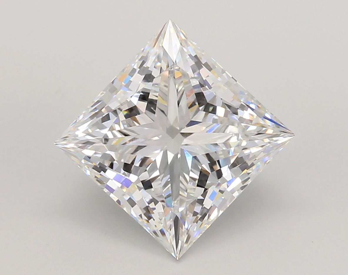 4.53 Carat D-VVS2 Princess Lab Diamond