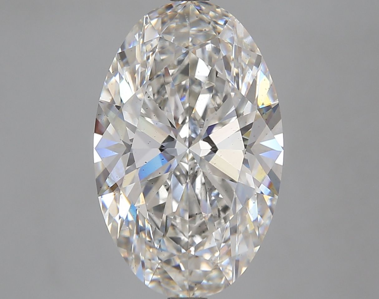 6.41 Carat G-VS2 Oval Lab Diamond