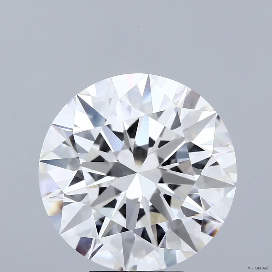 7.03 Carat F-VVS2 Round Lab Diamond