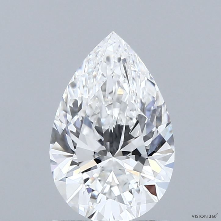 1.50 Carat E-VVS2 Pear Lab Diamond