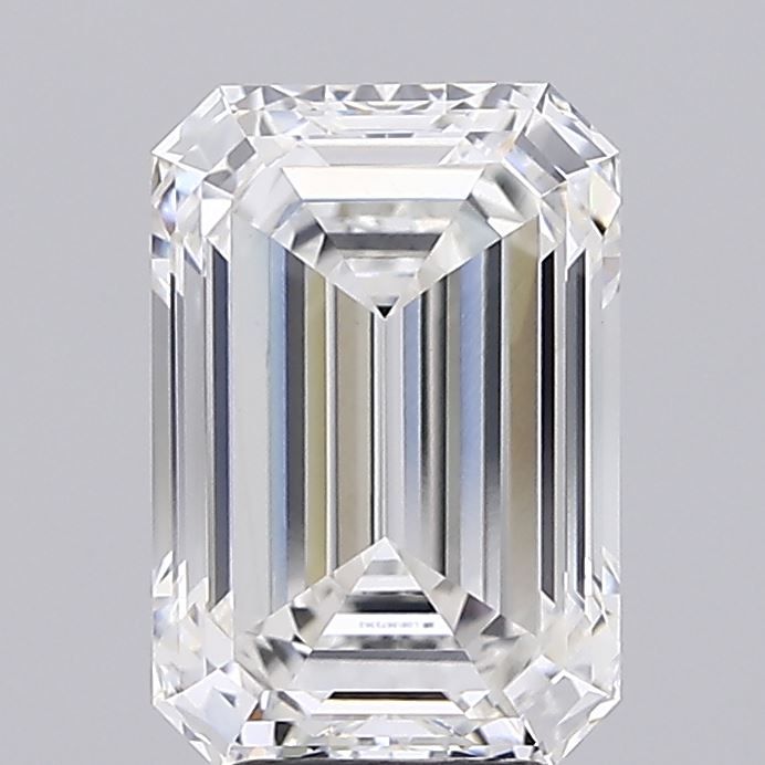 4.05 Carat F-VVS2 Emerald Lab Diamond