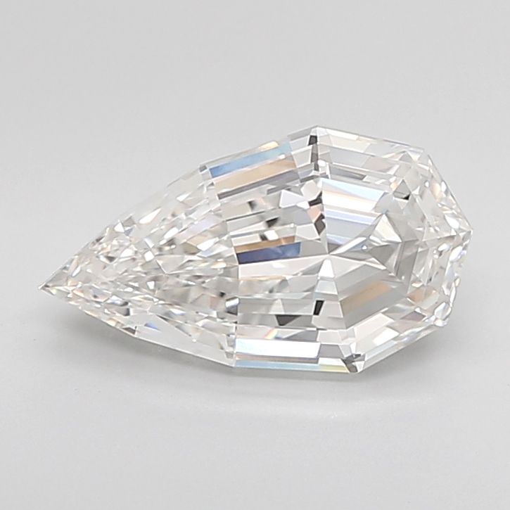 3.03 Carat F-VVS2 Pear Lab Diamond
