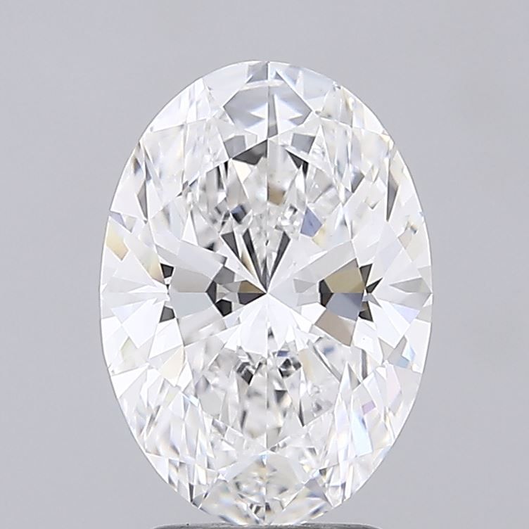 3.54 Carat D-VVS2 Oval Lab Diamond
