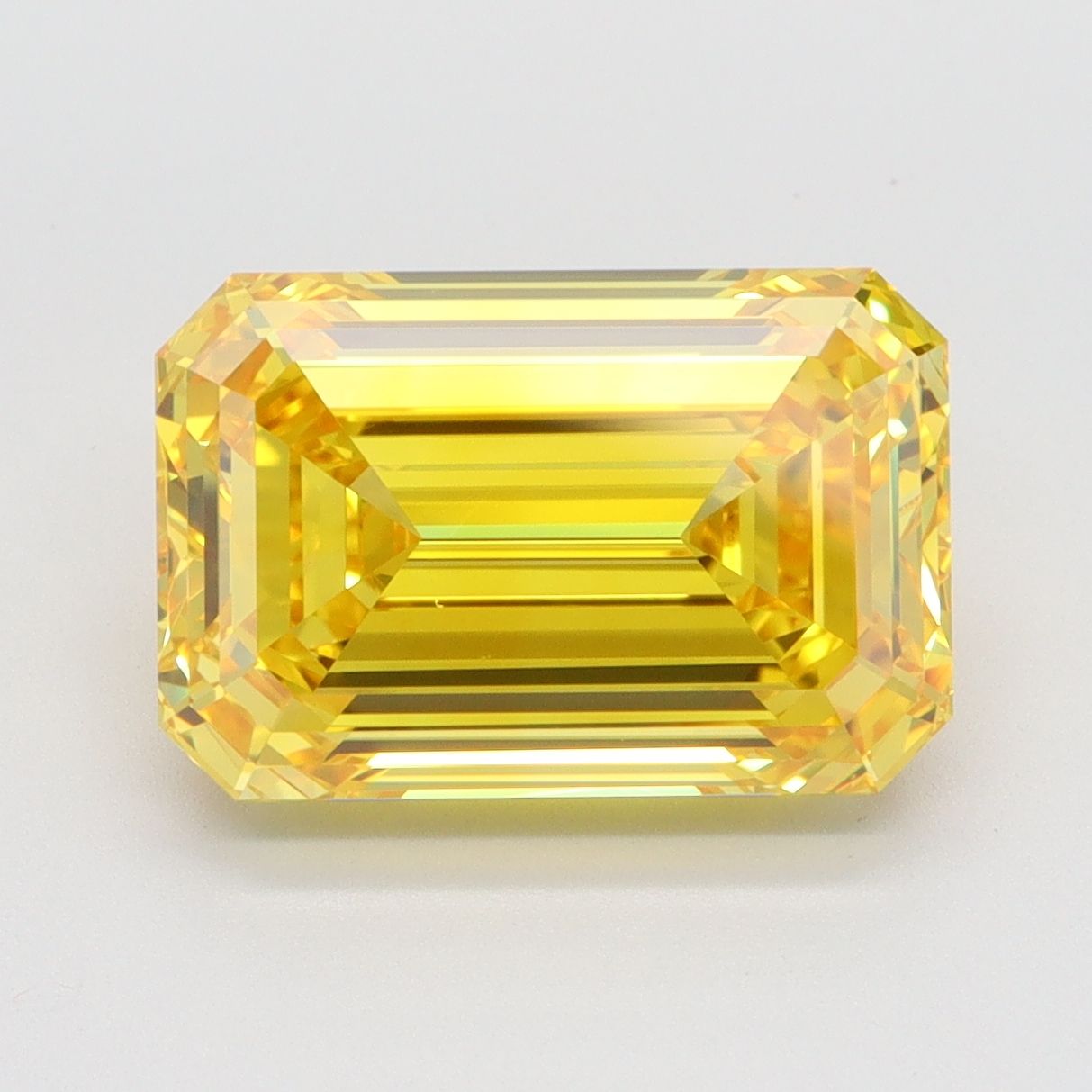 5.05 Carat Emerald Cut Fancy Yellow