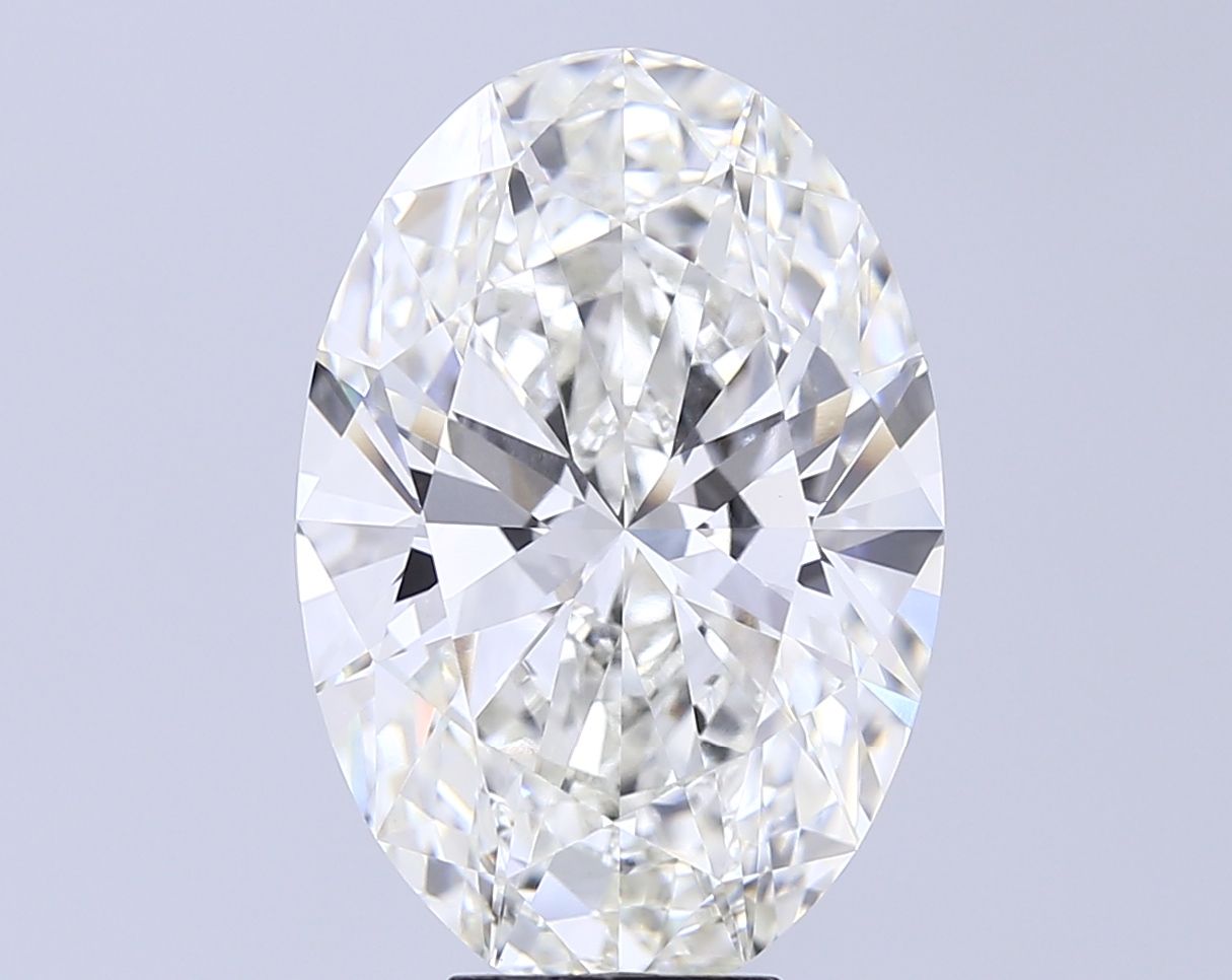8.08 Carat G-VVS2 Oval Lab Diamond