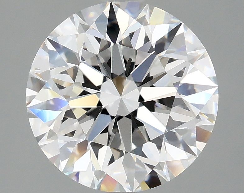 2.96 Carat D-VVS2 Round Lab Diamond